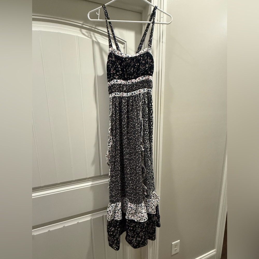 Free People Yesica size 6 floral boho maxi dress cottagecore